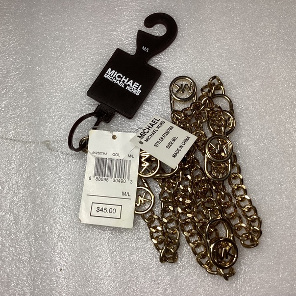 Michael Kors Gold-tone Chain Size M/L NWT - Picture 8 of 8